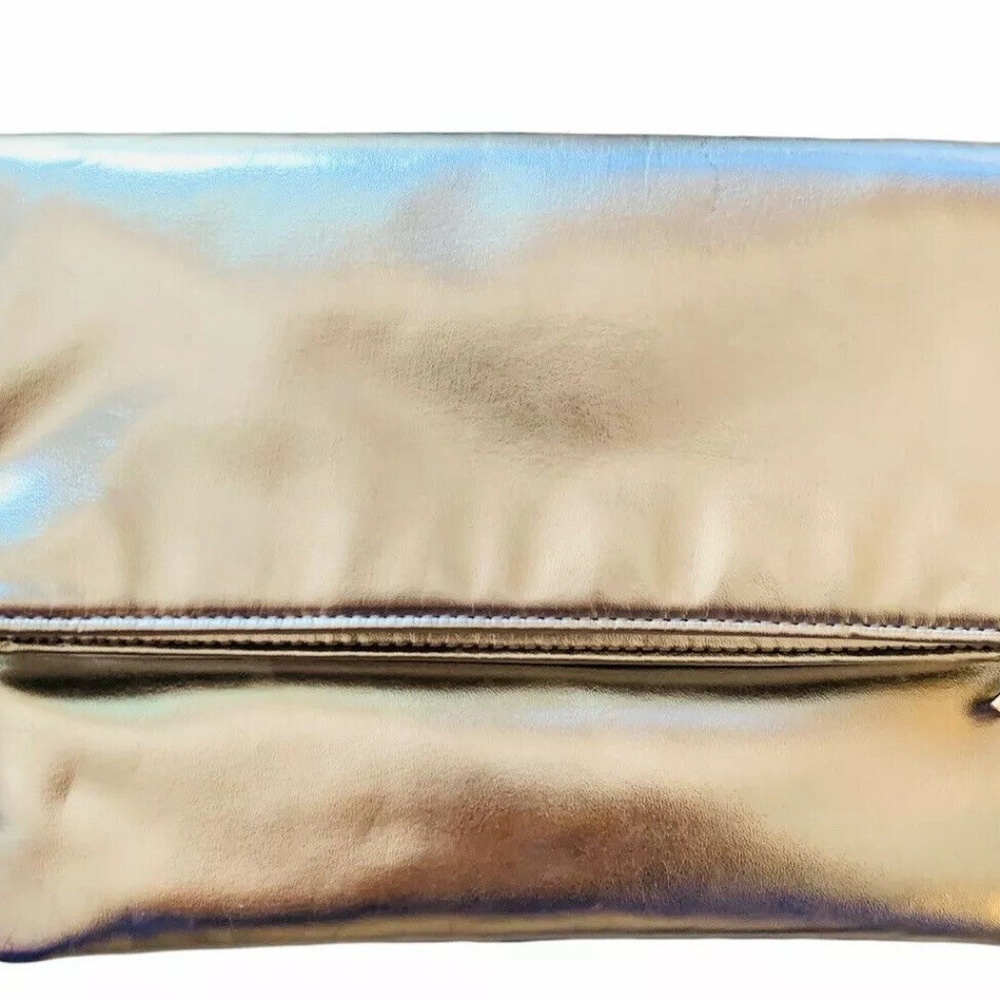 Silver Fold-over Clutch